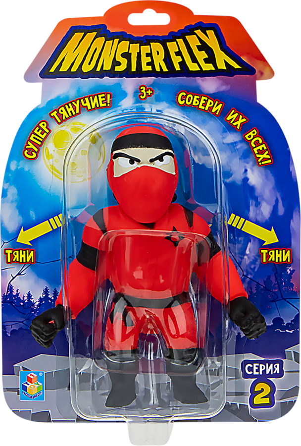 Игрушка 1TOY Monster Flex серия 2 Супертянущиеся фигурки монстров, превью