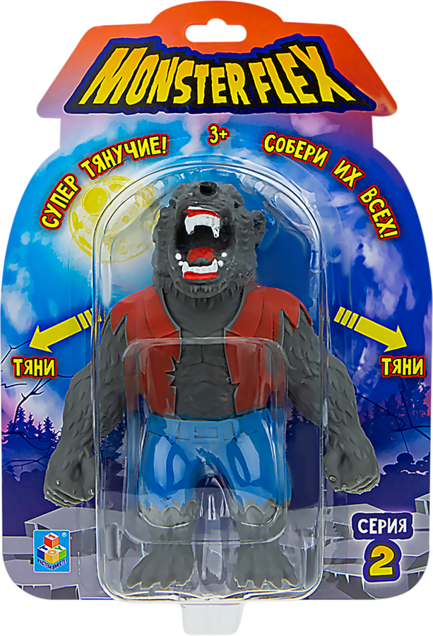 Игрушка 1TOY Monster Flex серия 2 Супертянущиеся фигурки монстров, предпросмотр