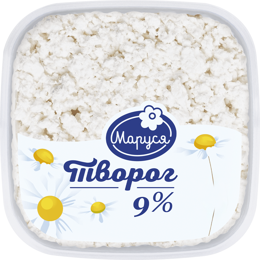 Творог МАРУСЯ 9%, без змж, 500г, превью