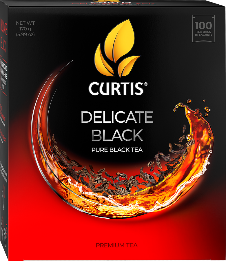 Чай черный CURTIS Delicate Black, 100пак, предпросмотр