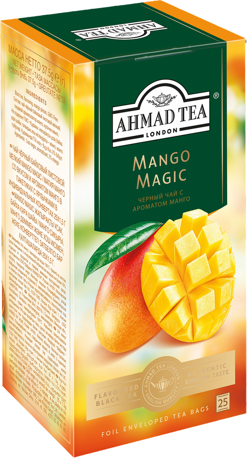 Чай черный AHMAD TEA Магия манго, 25пак, превью