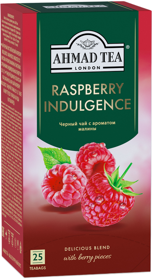 Чай черный AHMAD TEA Raspberry Indulgence, 25пак, превью