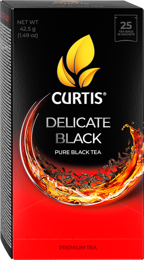 Чай черный CURTIS Delicate Black байховый, 25пак, превью