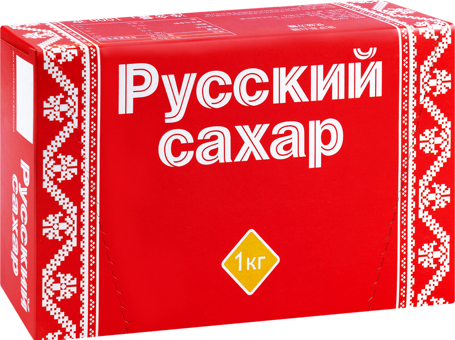Сахар белый РУССКИЙ САХАР кусковой, 1кг, превью