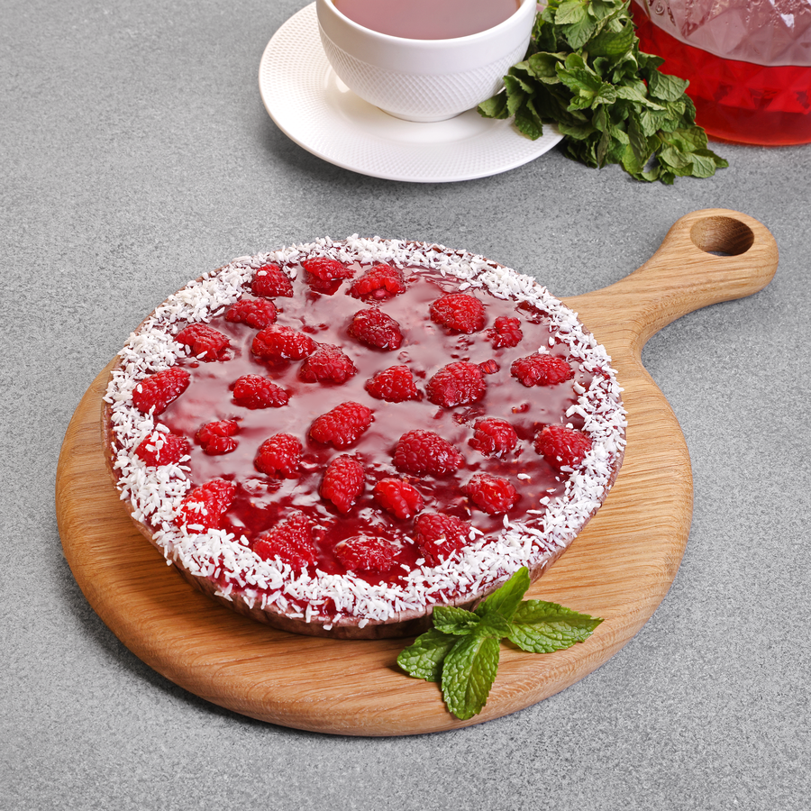 Пирог бисквитный с малиной и кокосом ЛЕНТА FRESH, 700г, предпросмотр