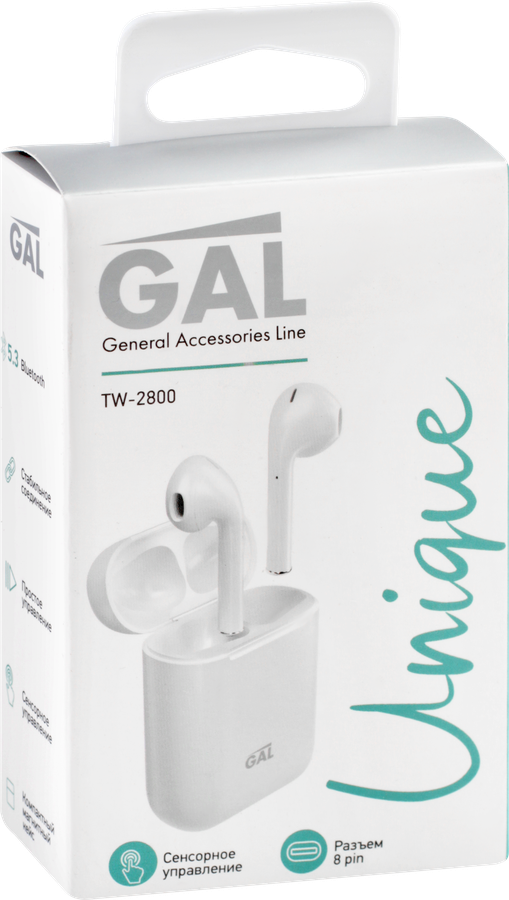 Наушники беспроводные GAL TWS TW-2800/3005, предпросмотр