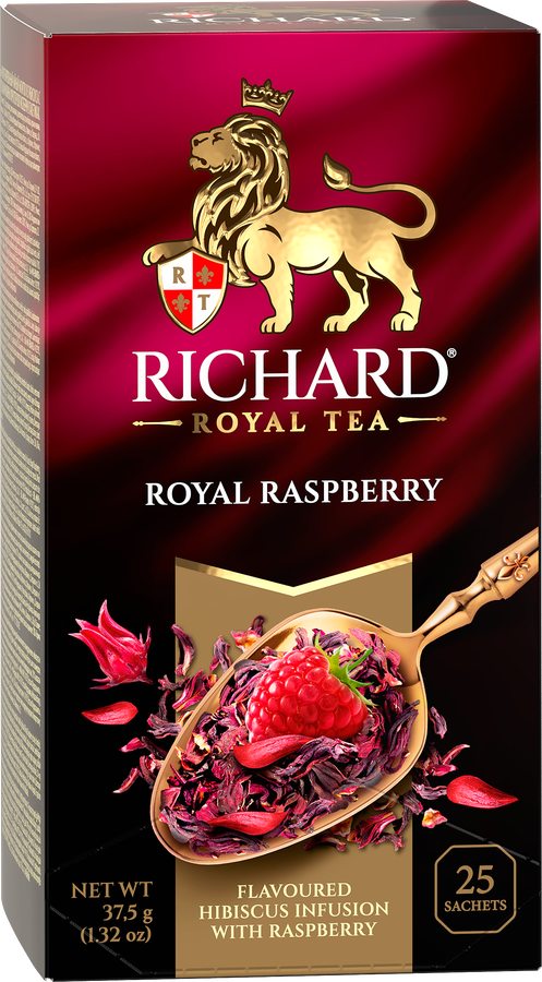 Чай фруктово-травяной RICHARD Royal Raspberry, 25пак, превью