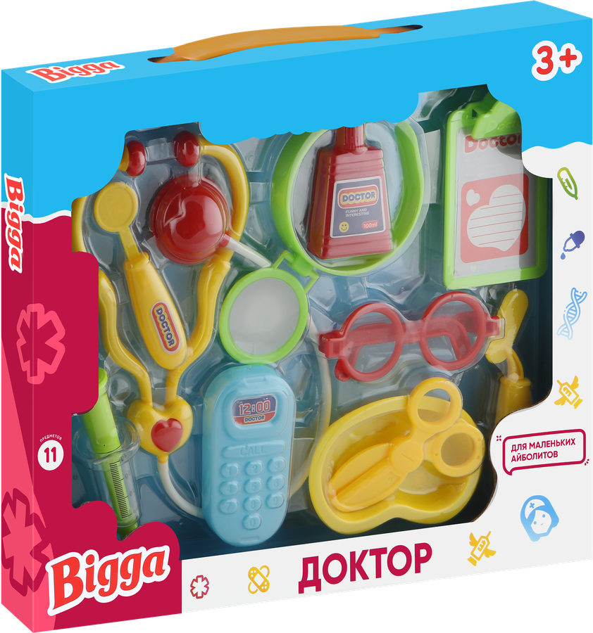 Набор игровой BIGGA Доктор, 11 предметов Арт. BT768567, превью