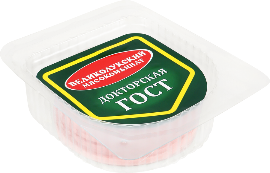 Колбаса вареная МК ВЕЛИКОЛУКСКИЙ Докторская ГОСТ, нарезка, 250г, предпросмотр