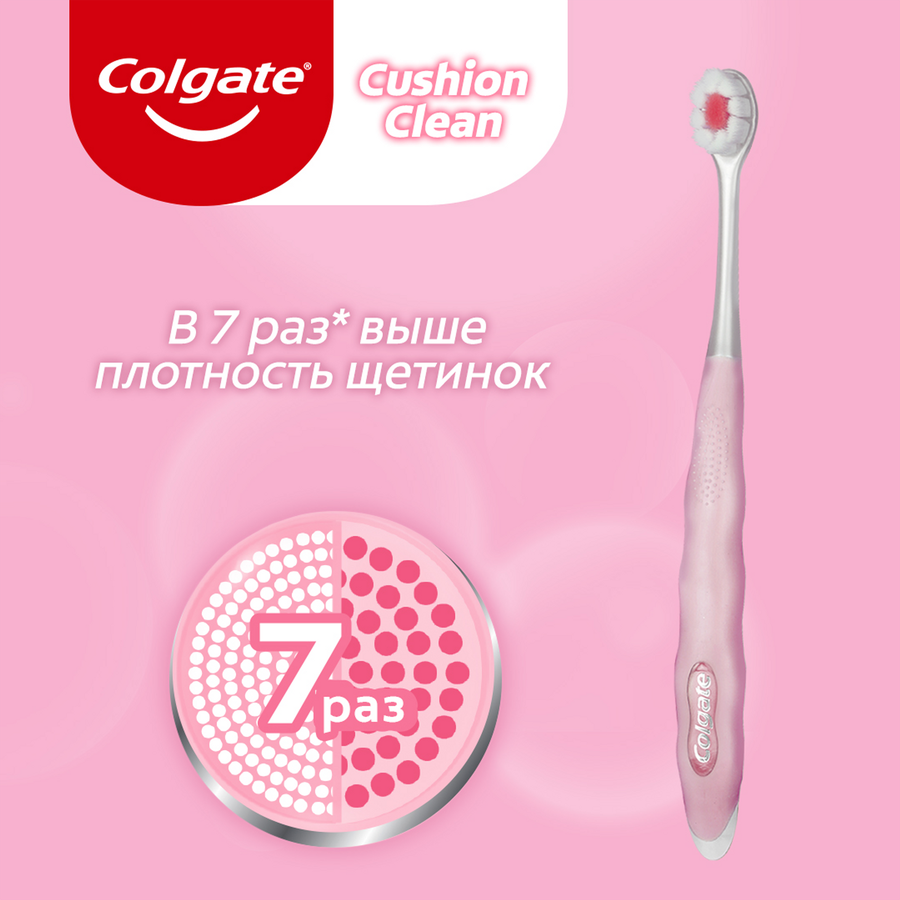Зубная щетка COLGATE Cushion clean, мягкая, превью