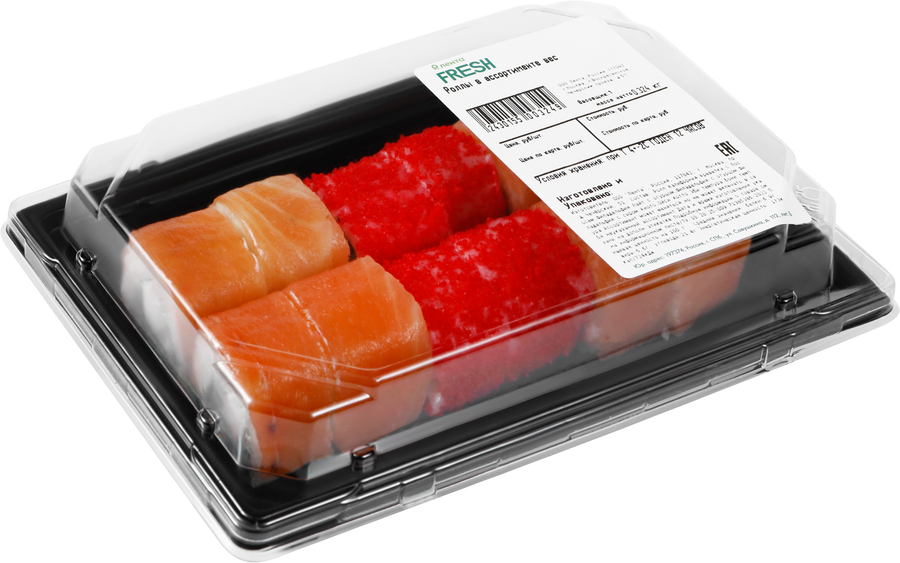 Роллы ЛЕНТА FRESH в ассортименте, весовые, превью