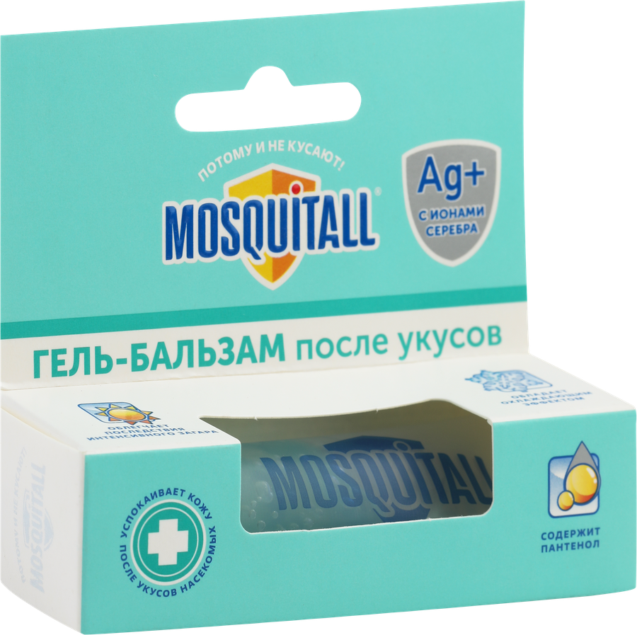 Гель-бальзам после укусов насекомых MOSQUITALL, 10мл, предпросмотр