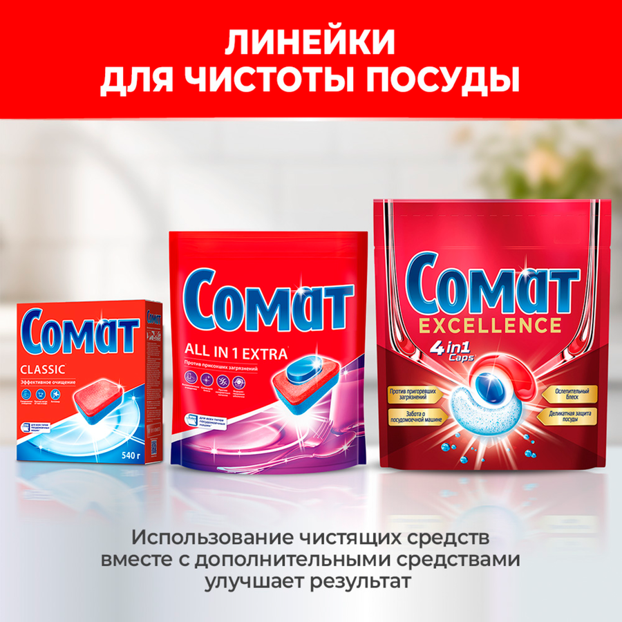 Соль для посудомоечной машины СОМАТ, 1,5кг, предпросмотр