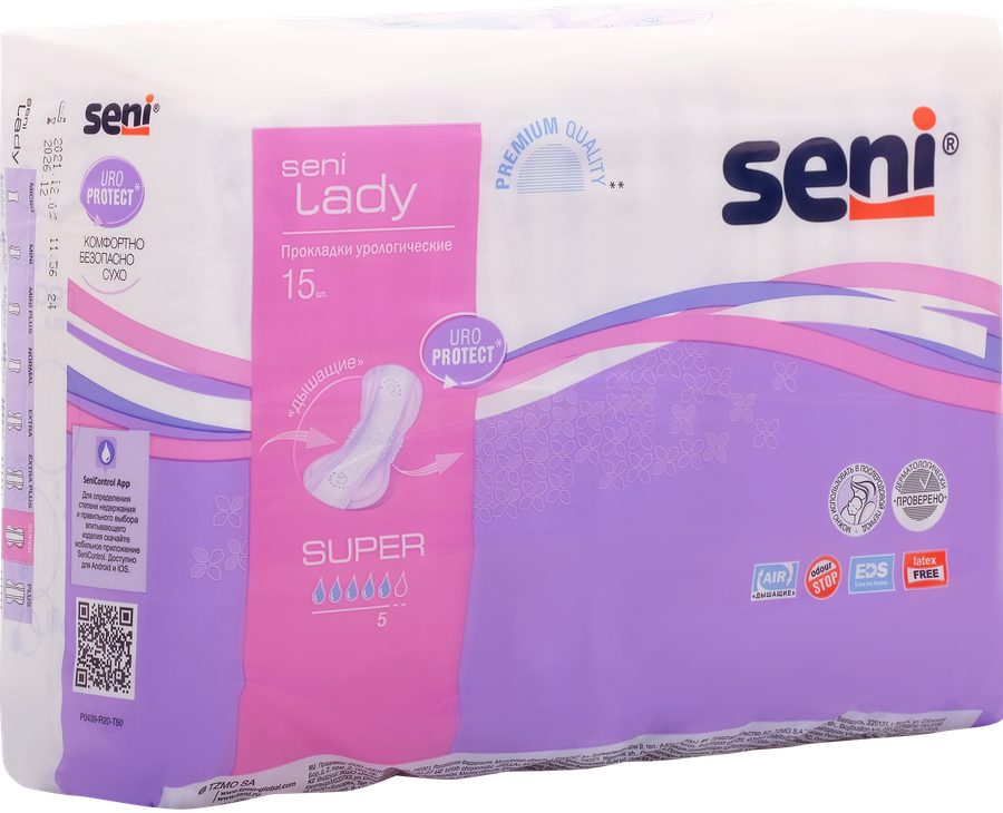 Прокладки урологические SENI Lady Super, 15шт, превью
