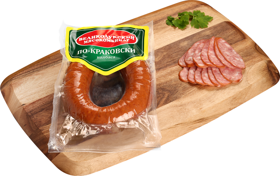 Колбаса полукопченая МК ВЕЛИКОЛУКСКИЙ По-краковски, 300г, превью