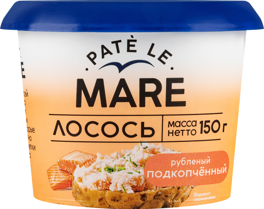 Лосось PATE LE MARE подкопченный рубленый, 150г, превью