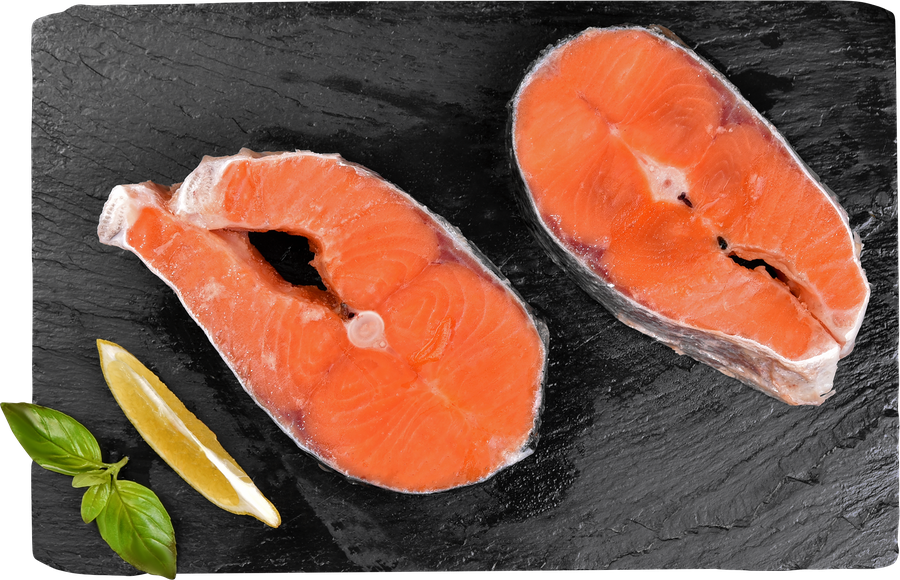 Лосось Атлантический замороженный ЛЕНТА FRESH стейк, весовой, превью