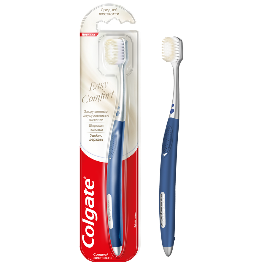 Зубная щетка COLGATE Easy Comfort, средней жесткости, предпросмотр