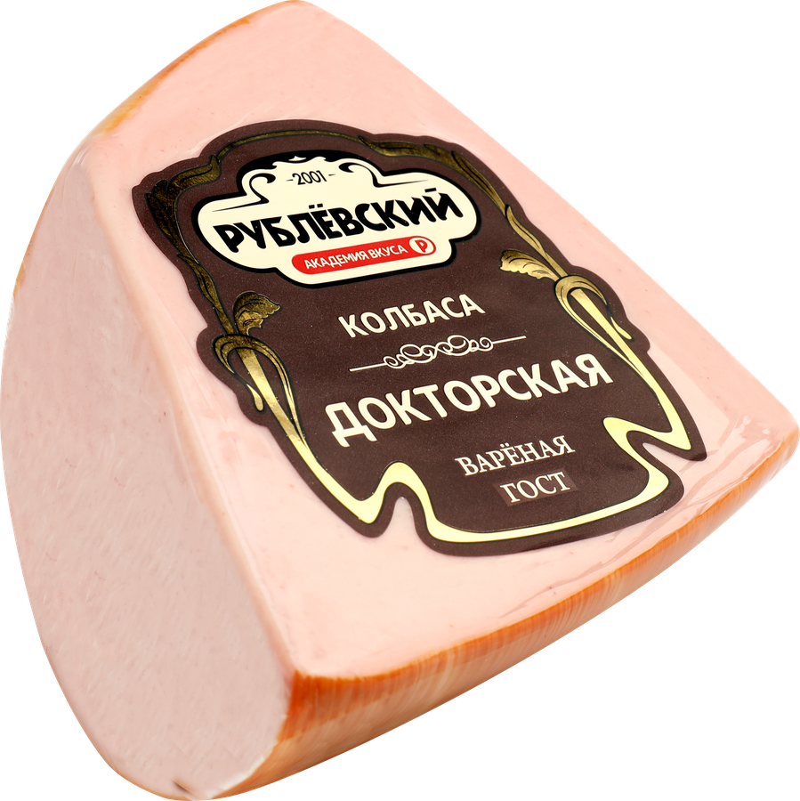 Колбаса вареная РУБЛЁВСКИЙ Докторская, категория А, весовая, предпросмотр
