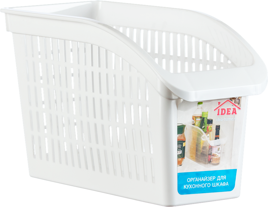 Органайзер для кухонного шкафа IDEA 29х13х17см, белый, размер М Арт. 1596, превью
