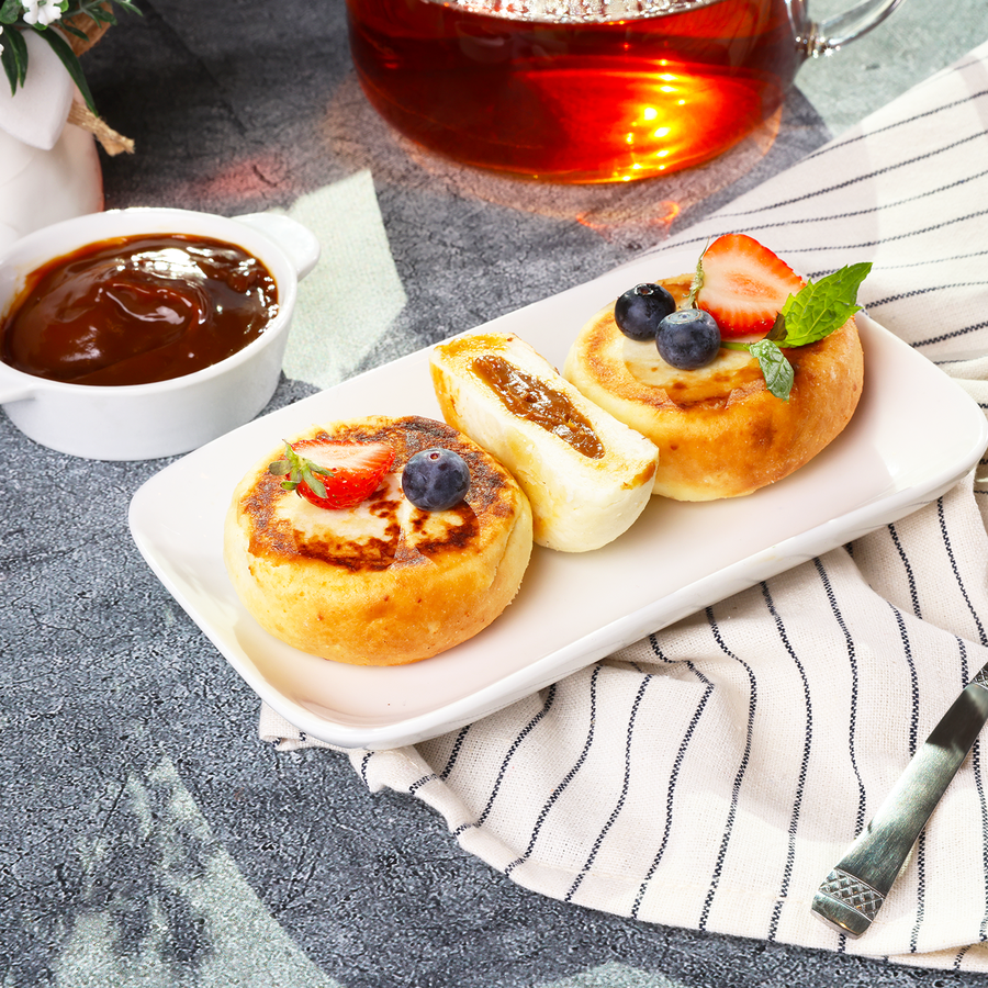 Сырники ЛЕНТА FRESH Домашние с начинкой вареная сгущенка, весовые, превью