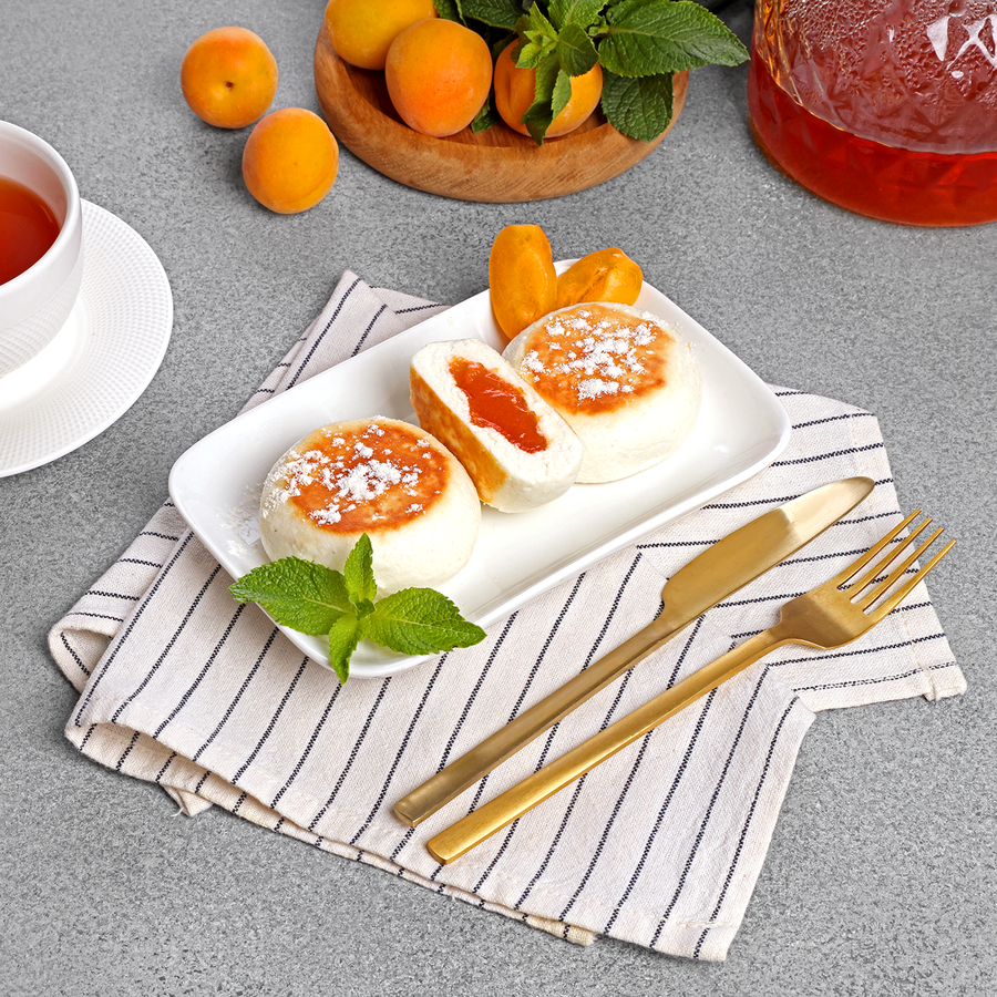 Сырники с абрикосовой начинкой ЛЕНТА FRESH, весовые, предпросмотр
