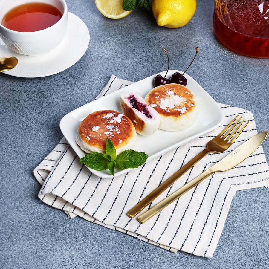 Сырники ЛЕНТА FRESH с вишневой начинкой, весовые, превью