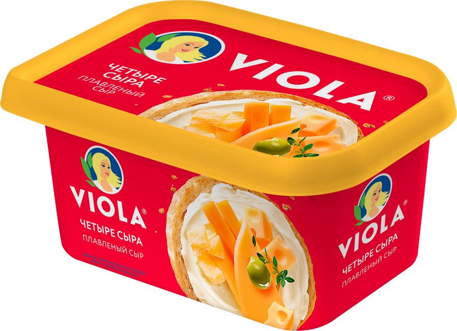 Сыр плавленый VIOLA Четыре сыра 50%, без змж, 400г, предпросмотр