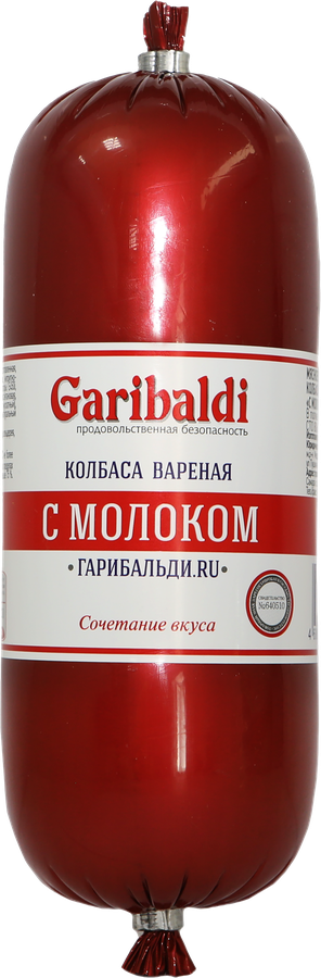 Колбаса вареная ГАРИБАЛЬДИ с молоком, категория Б, 500г, превью
