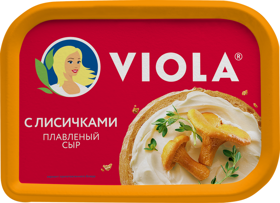 Сыр плавленый VIOLA с лисичками 50%, без змж, 200г, превью