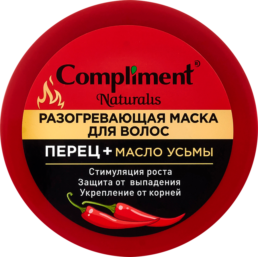 Маска для волос COMPLIMENT Naturalis Перец и масло усьмы, 500мл, предпросмотр