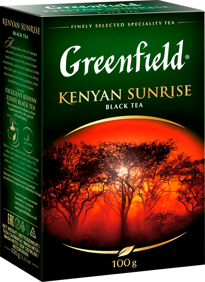 Чай черный GREENFIELD Кениан санрайз, 100г, превью