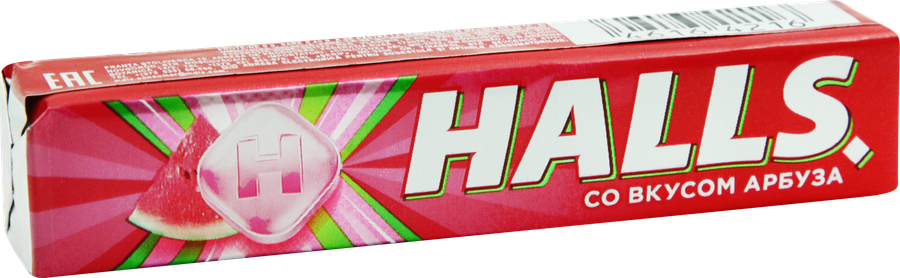 Карамель леденцовая HALLS со вкусом арбуза, 25г, превью
