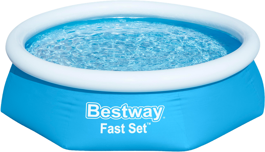 Бассейн надувной BESTWAY Fast Set 1880л 244х61см, Арт. 57448, предпросмотр