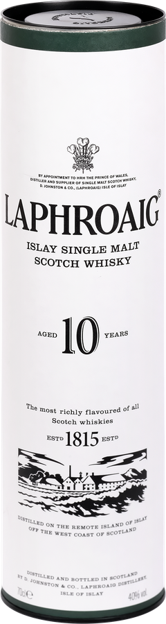 Виски LAPHROAIG Шотландский односолодовый 10 лет 40%, п/у, 0.7л, предпросмотр
