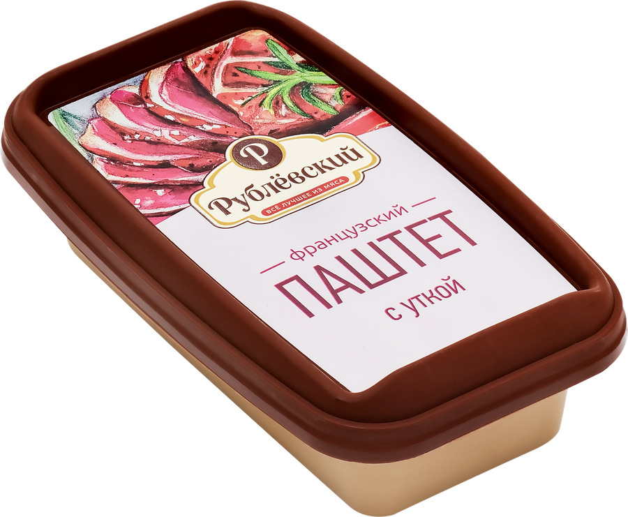 Паштет РУБЛЁВСКИЙ Французский с уткой, 175г, предпросмотр