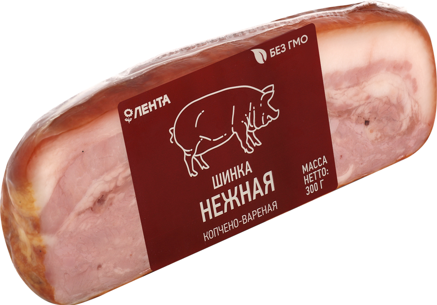 Шинка варено-копченая ЛЕНТА, 300г, предпросмотр