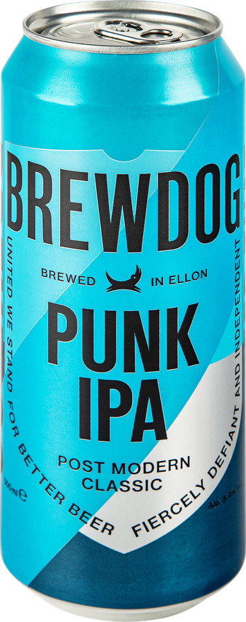 Пиво светлое BREWDOG Punk Ipa фильтрованное непастеризованное 5,4%, 0.5л, предпросмотр