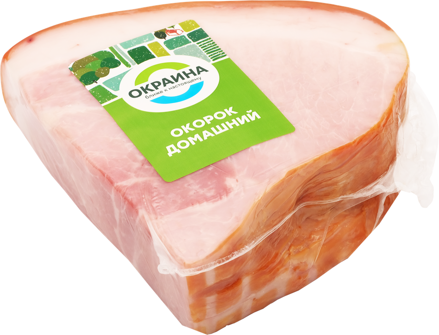 Окорок копчено-вареный ОКРАИНА Домашний, весовой, превью