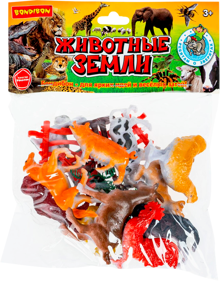 Набор игровой BONDIBON Животные, в ассортименте, Арт. BB6468-6472, превью