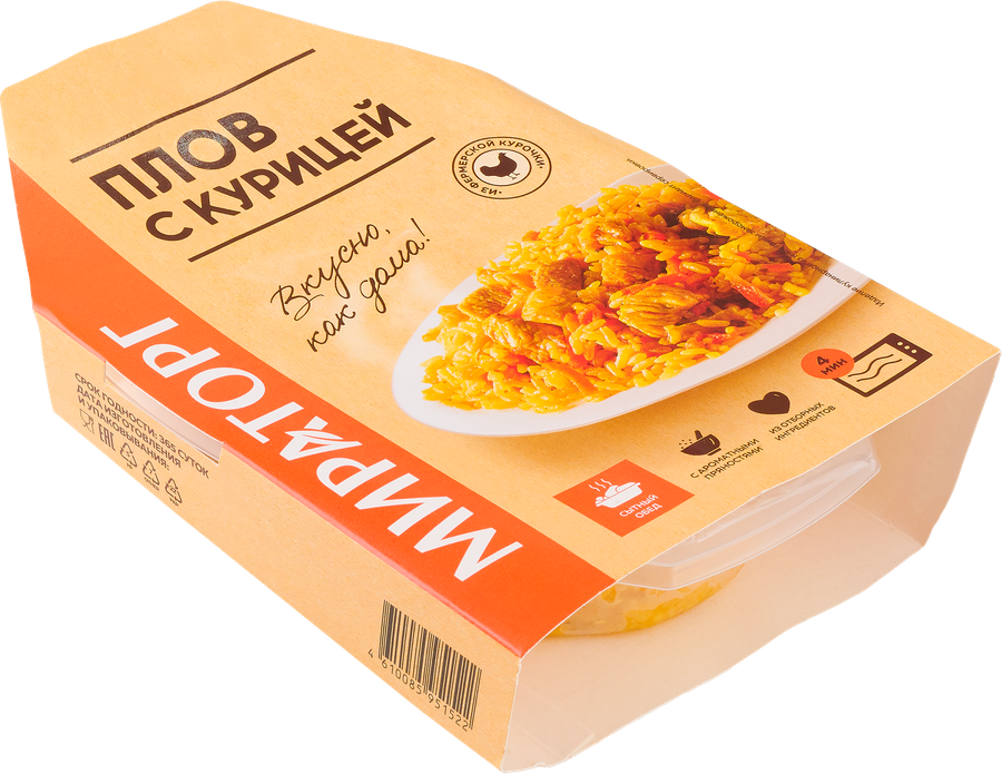 Плов МИРАТОРГ с курицей, 260г, превью