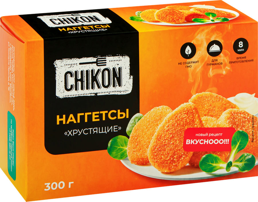 Наггетсы CHIKON Хрустящие, 300г, предпросмотр