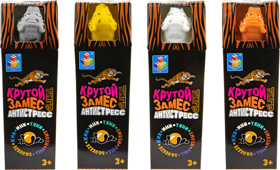 Игрушка 1TOY Крутой замес Тигр/ Рептилии, 15см, в ассортименте, предпросмотр