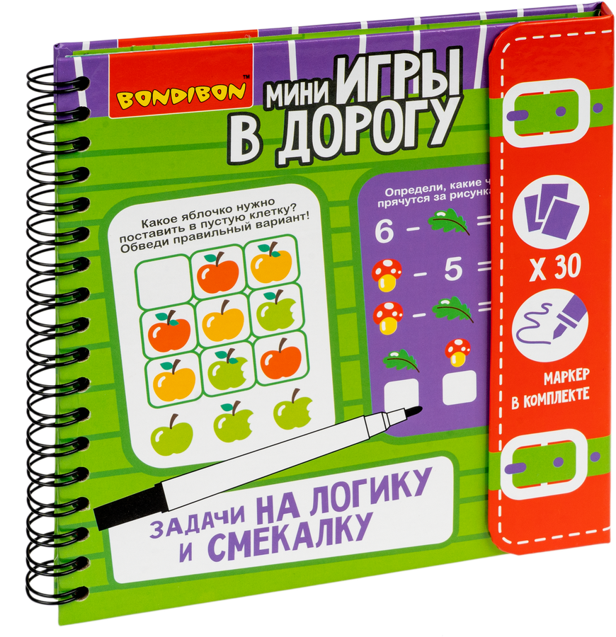 Игры развивающие BONDIBON в дорогу, в ассортименте, предпросмотр