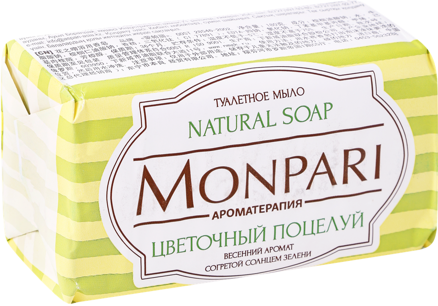 Туалетное мыло MONPARI Цветочный поцелуй, 180г, превью
