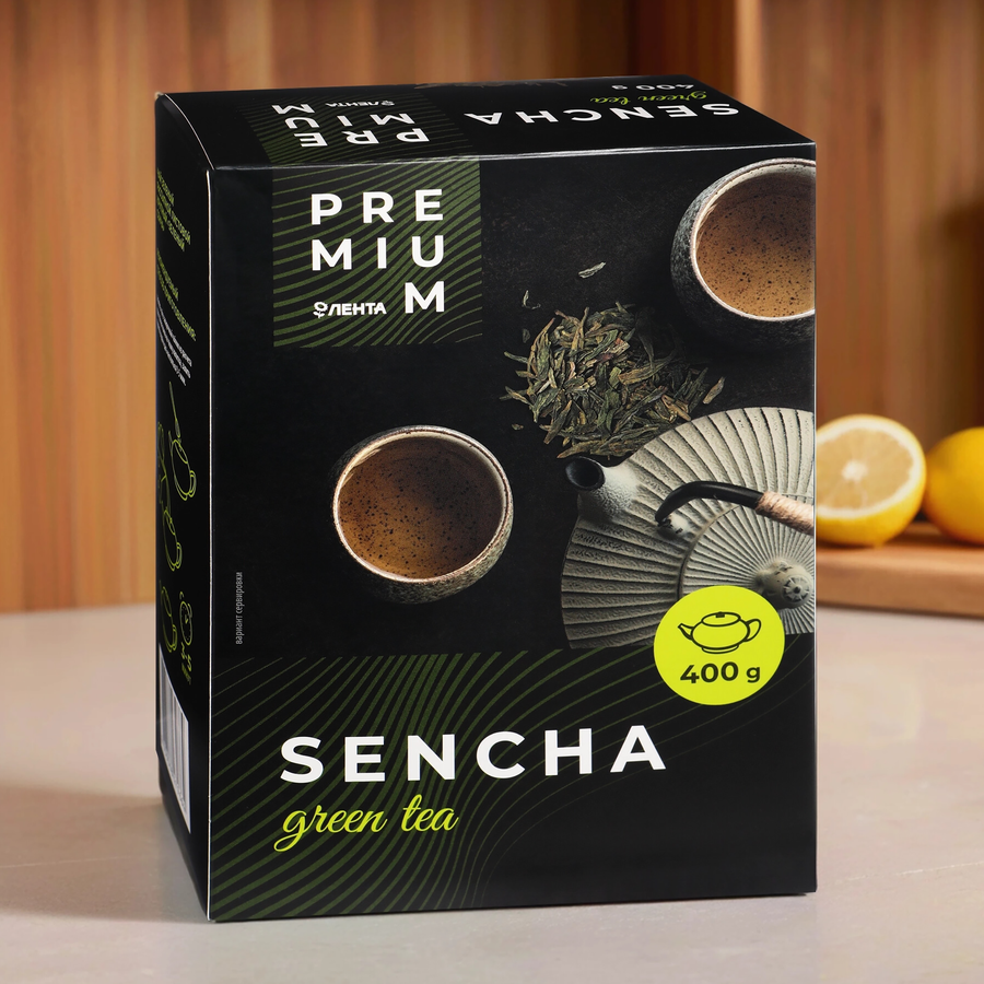 Чай зеленый ЛЕНТА PREMIUM Сенча, 400г, превью