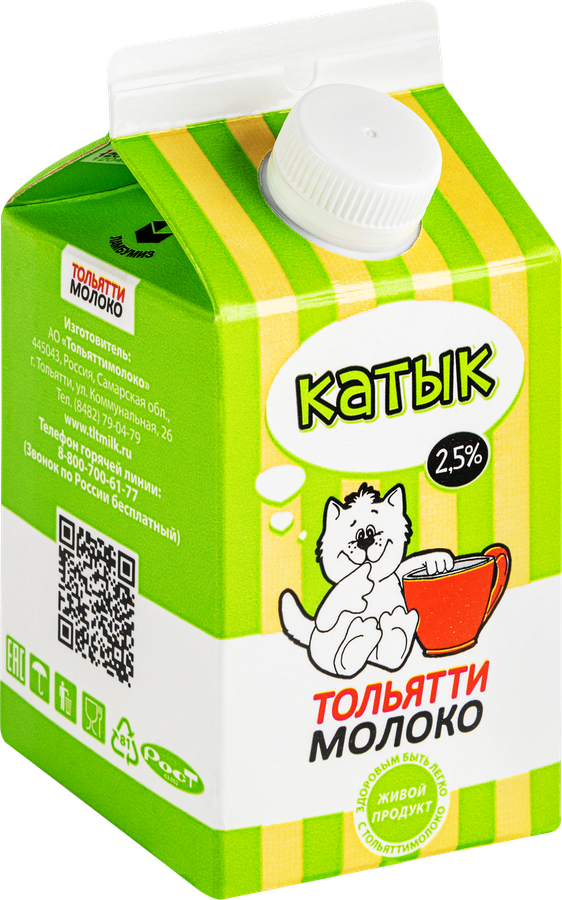 Катык ТОЛЬЯТТИМОЛОКО 2,5%, без змж, 400г, превью