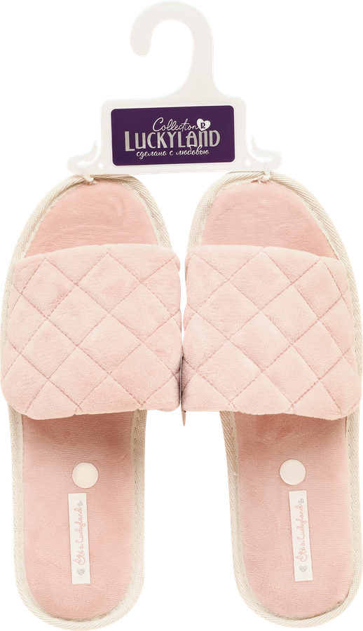 Тапки домашние женские LUCKY LAND р. 36–41, Арт. 3767W-CH-O, превью