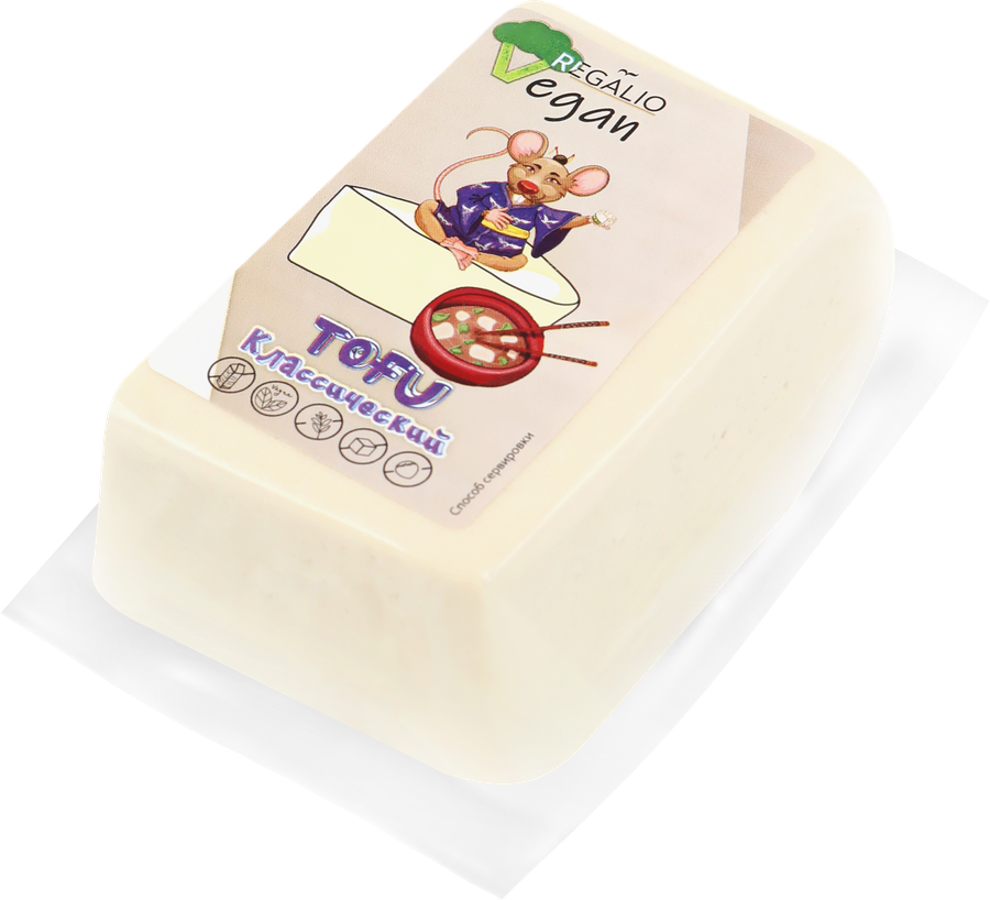 Продукт соевый REGALIO VEGAN Тофу Классический, 200г, предпросмотр