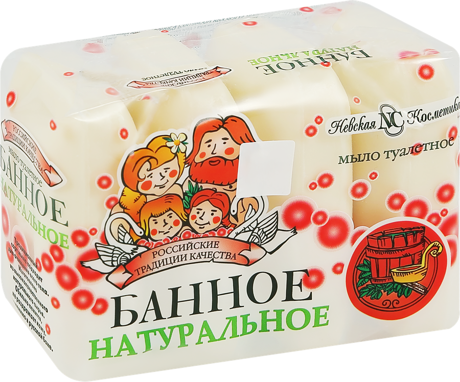 Мыло туалетное НЕВСКАЯ КОСМЕТИКА Банное, 100г, превью